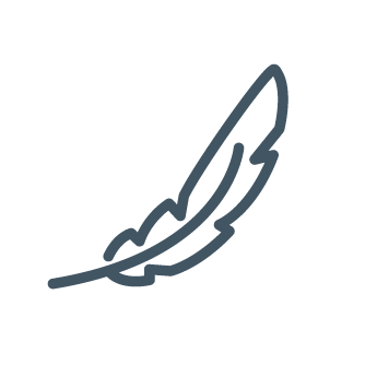 Feather icon