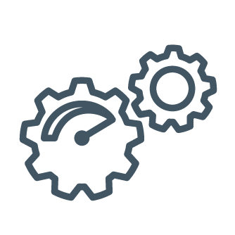 Interlocking gears icon