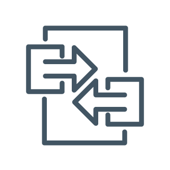 Installation exchange arrow icon
