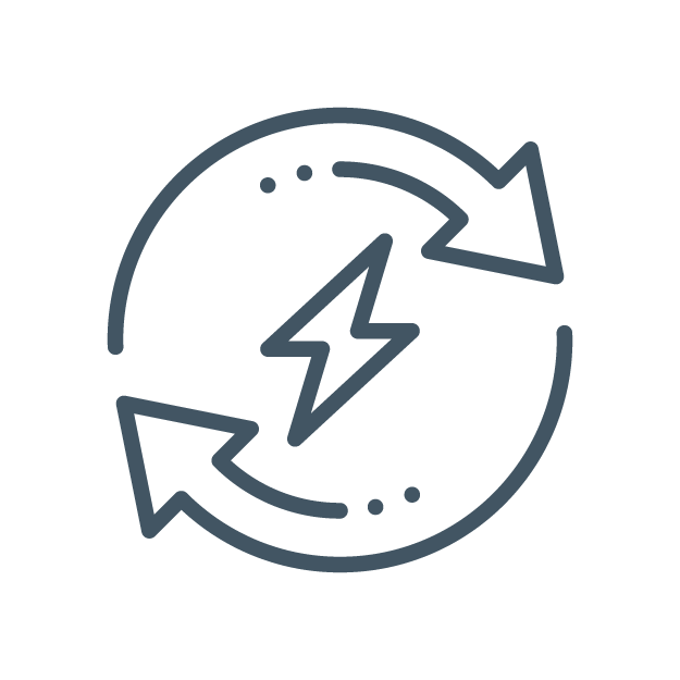Energy savings icon